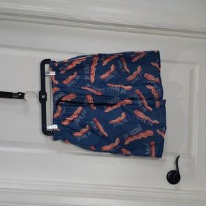Got Bacon? Blue Swim Trunks Size Medium NWT